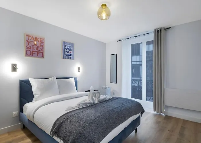 11.appart 4pers#1 Bedroom#pigalle#opera#paris 9 *